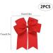2 Pack 6 inch Bow Hair Clips Large Hair Bow Hair Barrette Clips for Women Girls Red Hair Bows - Buy Online on GoSupps.com