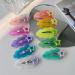 xbiez Colorful Star Shape Hairpins Hot Girls Matte Texture Star Hair Clip Y2k Style Barrettes Cute Star Hair Clip for Teens Dark blue - Buy Online on GoSupps.com