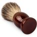 QSHAVE Handmade Pure Badger Hair Shaving Brush with Real Wood Base - Ideal for Wet Shave with Safety Razor or Double Edge Razor - Buy Online on GoSupps.com