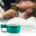 LinkidiA Green Plastic Shaving Bowl - Non-Slip Handle Large Capacity Easy Foam Grooves for Men | International Shipping - Buy Online on GoSupps.com