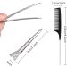 24pcs Duckbill Hair Sectioning Clips with Styling Comb - Metal Hairdressing Curl Clips - Buy Online on GoSupps.com