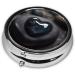 Mysterious Love Stoneround Pill Box - 3 Compartment Travel Organizer for Purse & Pocket - Portable & Stylish Pill Storage - Buy Online on GoSupps.com