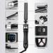 Automatic Rotating Hair Curler 28mm Curling Tongs Fast Heating Ceramic Barrel Adjustable Temperature 100-220 Timer with LCD Display Auto Off Grey - Buy Online on GoSupps.com