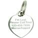 Custom Engraved Stainless Steel Heart Pet ID Tag with Pink Rhinestones - Buy Online on GoSupps.com