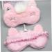 FOMIYES 4 Pcs Plush Eye Masks Sleep Masks for Women Men & Kids Comfortable Eye Covers in Pink - Buy Online on GoSupps.com