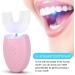 U-Shaped Electric Sonic Toothbrush for Adults | Automatic Cleaning & Cold Light Whitening | Waterproof Oral Care Toothbrush (Pink) - Buy Online on GoSupps.com