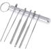 6 Pcs Stainless Steel Spiral Ear Pick Spoon Ear Wax Removal Cleaner Set - Portable Ear Care Beauty Tools - Buy Online on GoSupps.com