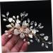 DOITOOL Rhinestone Hair Accessories Decorate Rhinestone Bridal Headdress Banana Clips Hair Small Dust Pan Bridal Headpiece Wedding Hair Accessories Tiara Bride Comb The Flowers - Buy Online on GoSupps.com