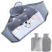Heat bottle heat bottle belt hot water bottle with soft waist cover 3 in 1 portable PVC heat bottle A hot water bottle for relieving the abdominal and hind leg pain Husky