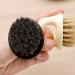 Men's Bristle Beard Brush & Mustache Comb - Premium Round Hair Bristles for Perfect Grooming - Buy Online on GoSupps.com