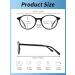 JM 3 Pack Vintage Round Reading Glasses for Men & Women - Spring Hinge 4.00 Magnification Stylish & Comfortable - Buy Online on GoSupps.com