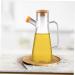 Zerodeko 3 pcs - glass oil pot olive oil pour bottle kitchen oil pot oil dispensing cruet vinegar pour bottle with lid water pitcher glass Oil Bottle large 1pcs sauce bottle Transparent 500mlx3pcs 20.5X8.5X8.5cmx3pcs - Buy Online on GoSupps.com