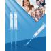AZ Smile Teeth Whitening Gel Refill - 6 No-Sensitive Syringes, Peroxide-Free Whitener for Fast 10-Minute Results with LED Light - Buy Online on GoSupps.com