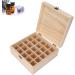 Potruwe Essential Oils Storage Box - 25 Compartment Pinwood Holder for Oil Bottles | International Shipping - Buy Online on GoSupps.com