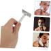 Healeved Manual Safety Razor for Men - Rust-Free Adjustable Double-Edged Razor - White Zinc Head - 1 Pack - Buy Online on GoSupps.com