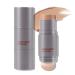 BOOBEE CREME ROUGE Stick Double Head Lightweight Long -lived color natural Rouge makeup stick Multi Face Need for cheek lip and eye 02# 10 g (1 Pack)
