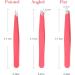 Precision Slant Tweezers Set - Professional Stainless Steel Brow Remover for Women | Ideal for Eyebrows, Facial Hair, Splinters | Daily Makeup Tool - Buy Online on GoSupps.com