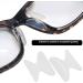 Emagentech Self-Adhesive Nose Pads for Glasses - 10 Pairs (5 Black + 5 Transparent) with Butterfly Motif - 1.8mm Reading & Sunglasses Pads - Buy Online on GoSupps.com