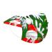 AMDOLE 10 piece of Christmas mask one-way mouth protection adults with motif Christmas funny pattern 3-layer mouth and nose protection breathable Christmas motif sport bandanas for women men #04 l