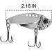Metal VIB Blade Bait Fishing Spoon Lures for Walleye Trout Bass - Silver/Gold/Black - Buy Online on GoSupps.com
