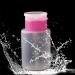 Push-Down Donor 150ml Nail Polish Remover Pump Bottle - Empty Pink Alcohol & Oil Liquid Dispenser - Buy Online on GoSupps.com