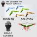 Walkfb Anti-Fog Mask Accessories - Silicone Nose Bridge Pads for Glasses | 10 Pcs Black - Fog-Free Solution for Glasses Wearers - Buy Online on GoSupps.com