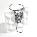 Spider Net Pendant Tassels Black Open Cuff Arm Bangle for Women - Halloween Costume Jewelry - Buy Online on GoSupps.com