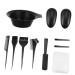 DOITOOL Hair Color Set Hair Dye Brush Kit Brush on Hair Color Hair Color Clips Hair Dye Applicator Brush Hot Oil Bowl Hair Dye Tool Combs Household Hair Dyeing Tools Mix Supplies