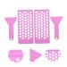 FRCOLOR 4 Sets Lipstick & Lip Balm Filling Tray Kit - DIY Manual Filler with Spatula Perfect for Lip Balm Crafting - Purple PP - Buy Online on GoSupps.com