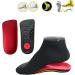 Healvian 3 Pairs Women's Arch Support Insoles - Flat Foot & High Arch Plantar Orthotic Inserts for Running & Comfort - Buy Online on GoSupps.com