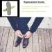Honeycomb Elastic Shock Absorbing Shoe Insoles - 2 Pairs for Men, Women, Kids - Size Women 9-10/ Men 7-9.5 - Buy Online on GoSupps.com