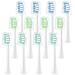 OralClass Toothbrush Replacement Heads Compatible with Sonicare Electric Toothbrushes Medium to Soft Electric Brush Head Refills Fit for Philips Sonic Care Click on Handles 12 Pack