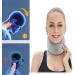 Minzhi 2-Piece Neck Bandage & Pain Relief Set | Adjustable Socket Break | Comfort & Support for Men & Women (Gray + Black) - Buy Online on GoSupps.com