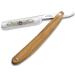 Soling razor 5/8 inch with real olive wood handle Solingen Made in Germany Premium Extra Sharp Sharp Razor For optimal beard care for a thorough wet shave