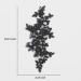 Set of 2 Black Sequin Flower Patches Lace Appliques - Wedding Dress DIY Crafts - Buy Online on GoSupps.com