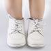 Mint Green PU Leather Baby Shoes | Anti-Slip Rubber Sole | 9-12 Months White - Buy Online on GoSupps.com
