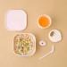 Miniware Sip & Snack Set - 1-2-3 Sip Drinking Cup, Snack Bowl, Suction Foot - Vanilla Cotton Candy | Promotes Self Feeding, Dishwasher Safe - Buy Online on GoSupps.com
