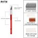 HengTianMei Precision Tweezers Set Anti-static ESD Tweezers Kit  Equipped with carving knife  metal crowbar and storage bag (12 PCS) - Buy Online on GoSupps.com