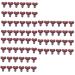 COHEALI 300 pcs baby clothing accessories brass rivets belt screw rivets mini Doll Shoes Rivets fabric tiny Scrapbook Supplies Redx3pcs 0.5X0.5cmx3pcs