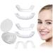 2 sets of fake braces instant perfect smile teeth veneers cosmetics dentures comfort fit flex artificial teeth around your tooth beautiful and neat