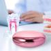 Healifty Portable Dental Retainer Box - Rose Gold | Braces & Invisible Denture Case with Mirror | Oral Care Box - 8.7X2.7CM - Buy Online on GoSupps.com