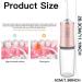 Portable Cordless Water Flosser for Teeth - 4 Jets 3 Modes IPX7 Waterproof Rechargeable Oral Irrigator - Eco-Friendly Pink Tooth Flosser - Buy Online on GoSupps.com