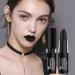 Long-Lasting Black Matte Lipstick - Waterproof High Pigment Non-Stick Cup | Dark Color Makeup - Buy Online on GoSupps.com