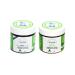 Lucky Teeth Organic Toothpaste- Mixed -Charcoal + Regular (White) -All Natural, Remineralizes and Fortifies Teeth and Gums. (2 Bottles) (2 OZ PET Plastic) 2 Ounce (Pack of 2) Mixed