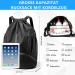 Allzbst Waterproof Gym Bag & Sports Backpack for Men & Women | Football Bag with Cord | Black Sports Bag - Buy Online on GoSupps.com