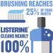 Listerine Whitening Plus Restoring Fluoride Rinse Clean Mint 946 mL - Pack of 2 | Oral Care - Buy Online on GoSupps.com