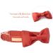 Unique Style Paws Christmas Dog Collar - Soft Adjustable Silk Pet Collar Gift for Small Dogs - Buy Online on GoSupps.com