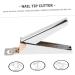 FRCOLOR Nail Artificial Nails Trimmers Nail Trimmers False Nail Nail Tip French Nail Tool Manicure Pedicure Tool Manicure Nippers Portable Stainless Steel Fake Nails - Buy Online on GoSupps.com