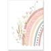 Herfair 3 Set Rainbow Flower Posters for Nursery - Boho Wall Art for Baby Room & Children's Decor (30x40cm) - Unframed - Buy Online on GoSupps.com