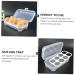 LABRIMP 2pcs 8 Egg Storage Box Eggs Plastic Egg Holder Egg Dish Egg Plate Egg Tray Shipping Box Refrigerator - Buy Online on GoSupps.com